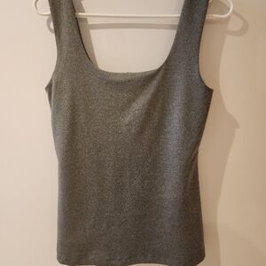 Sparkling Gray Sleeveless Dress
